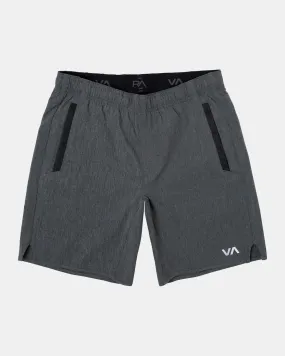 Boys Yogger 15 Stretch Shorts - Charcoal Heather