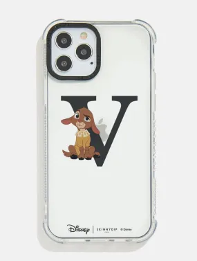 Disney Alphabet Classic 'V' Shock iPhone Case