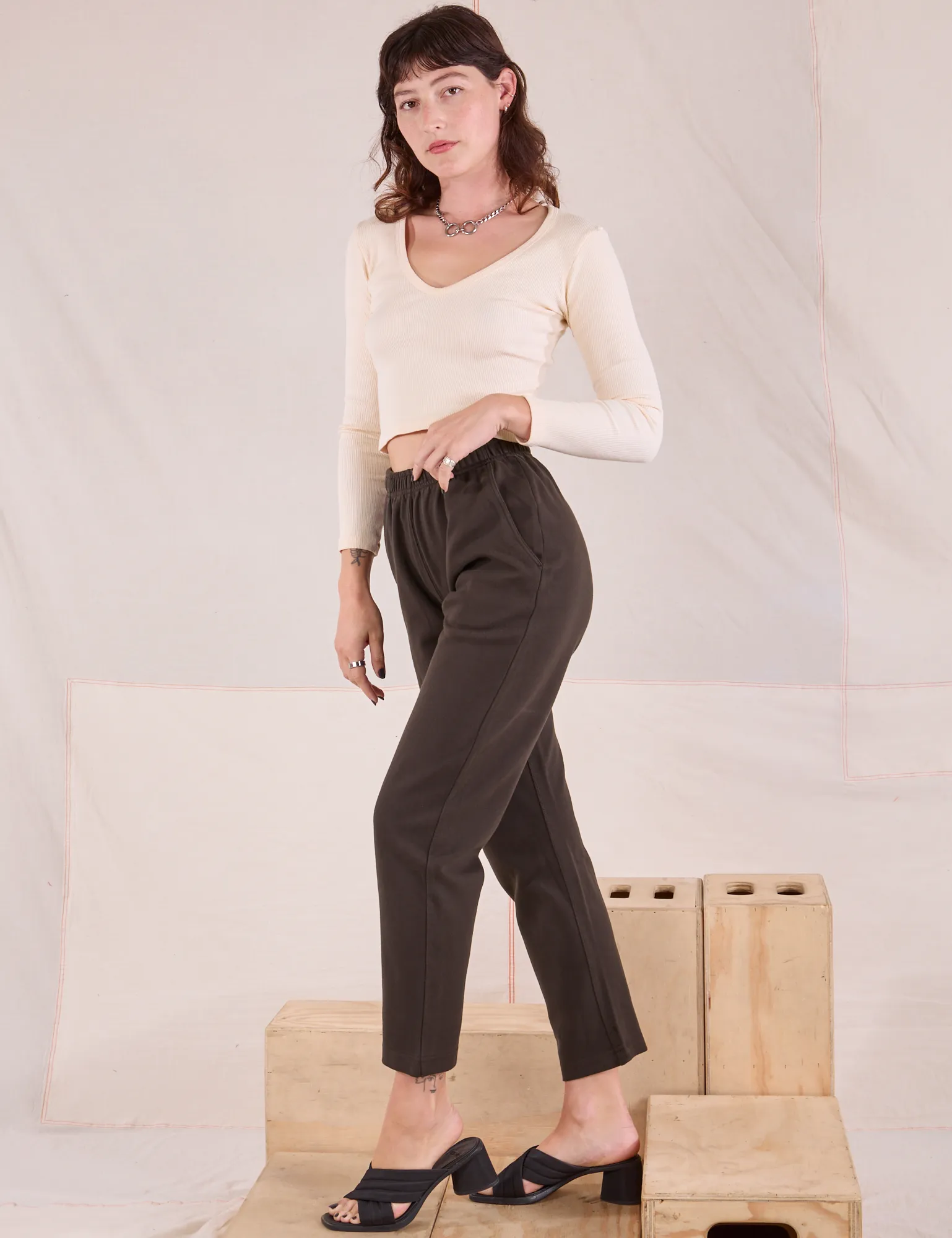 Easy Pants - Espresso Brown