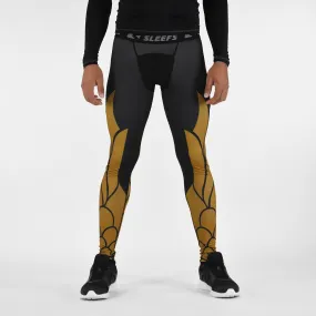 Icarus 2 Black Gold compression tights / leggings