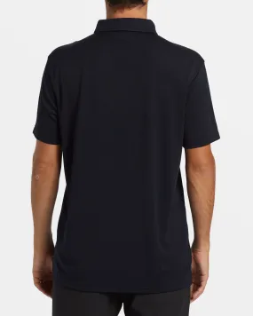 Offshore Short Sleeve Polo T-shirt - Black