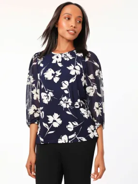 Petite Mabel Top, Everyday Knit/Soft Drape