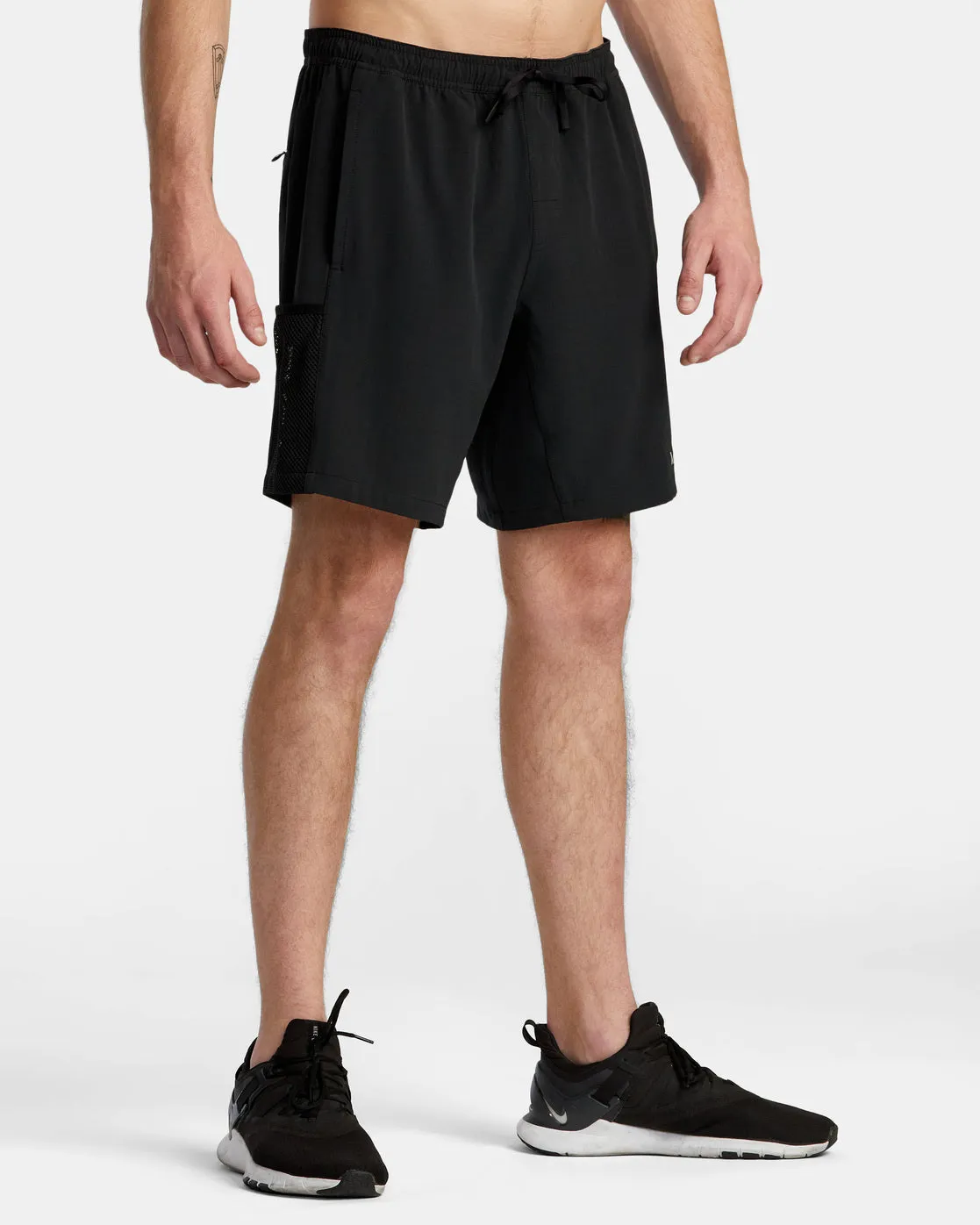 X Over Short Utility Shorts - Black